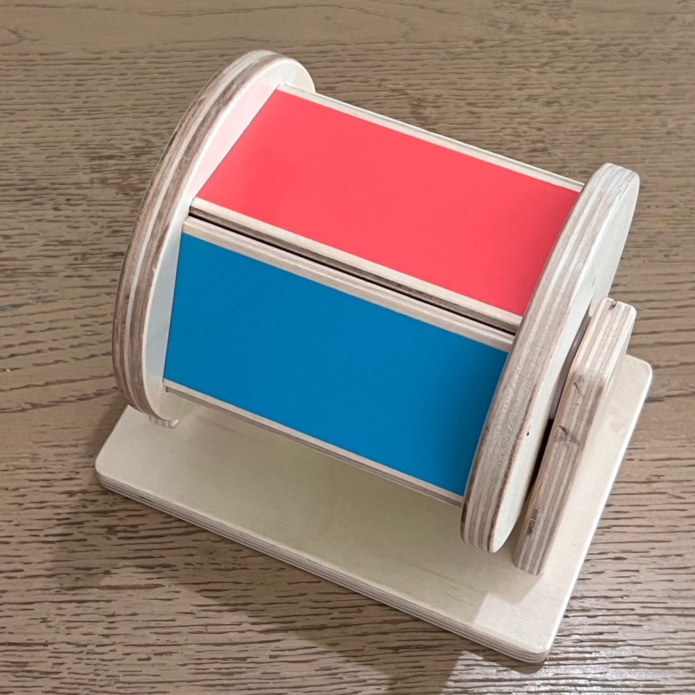Lovevery spinning color wheel baby toy wooden Montessori